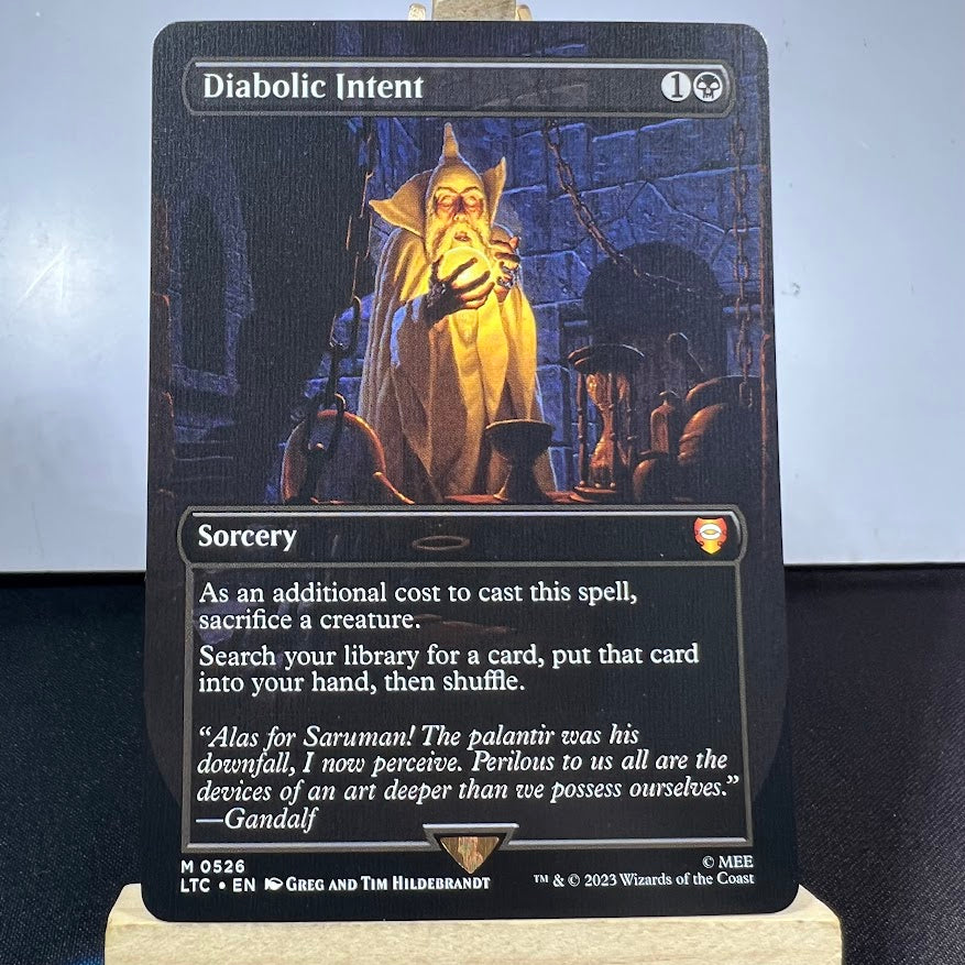 Diabolic Intent - Lord of the Rings Commander #526 - No Foil