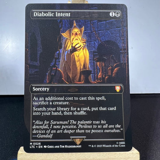 Diabolic Intent - Lord of the Rings Commander #526 - No Foil