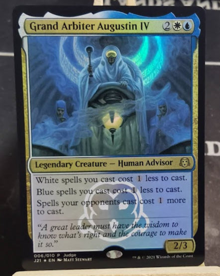 Grand Arbiter Augustin IV - Judge GIft Cards 2021 #6 - Foil