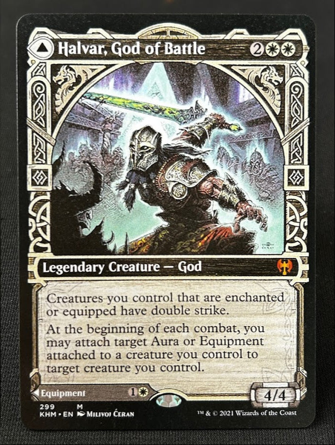 Halvar, God of Battle - Kaldheim #299 - No Foil