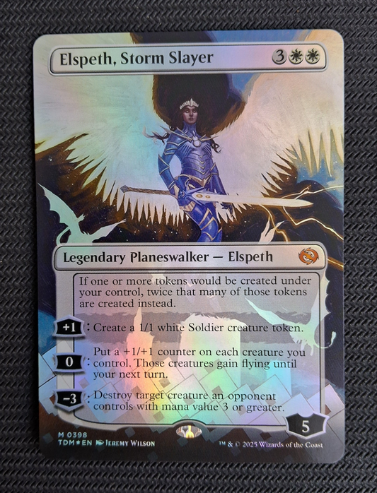 Elspeth, Storm Slayer - Tarkir: Dragonstorm #398 - Foil