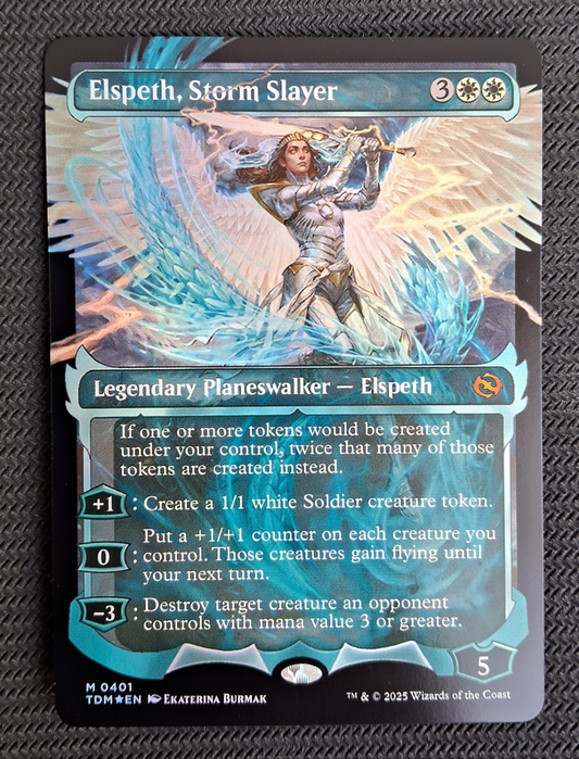 Elspeth, Storm Slayer - Tarkir: Dragonstorm #401 - Foil