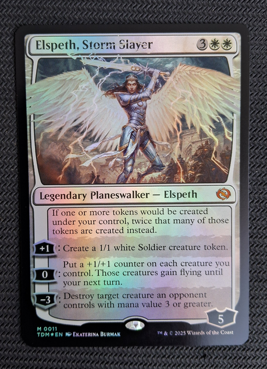 Elspeth, Storm Slayer - Tarkir: Dragonstorm #11 - Foil