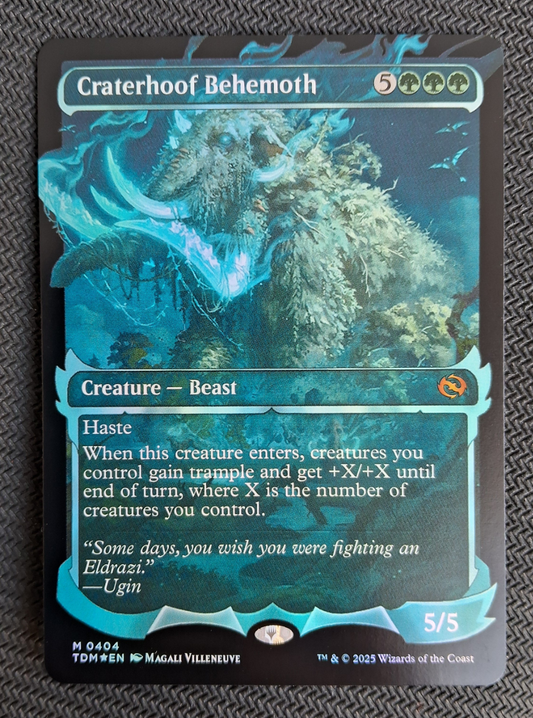 Craterhoof Behemoth - Tarkir: Dragonstorm #404 - Foil