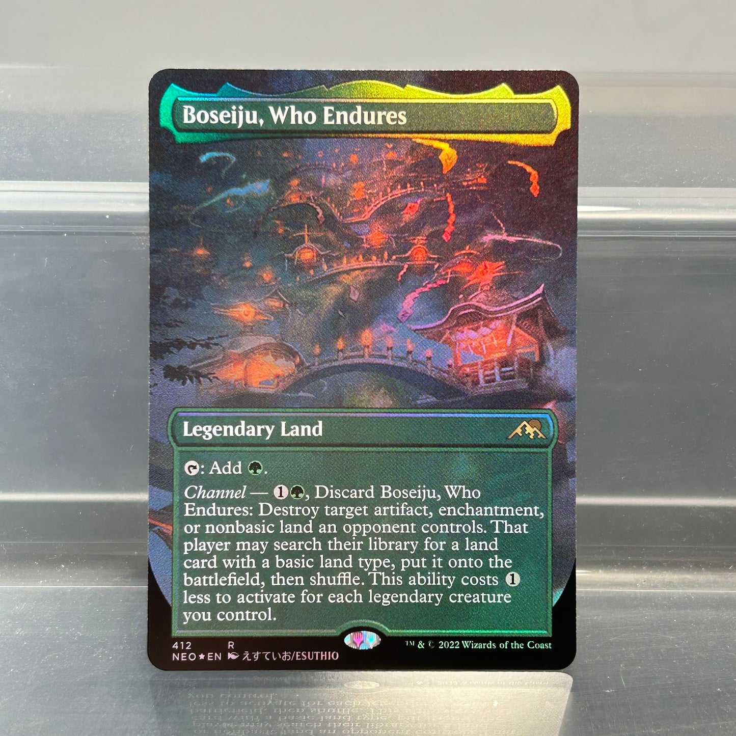Boseiju, Who Endures - Kamigawa: Neon Dynasty #412 - Foil