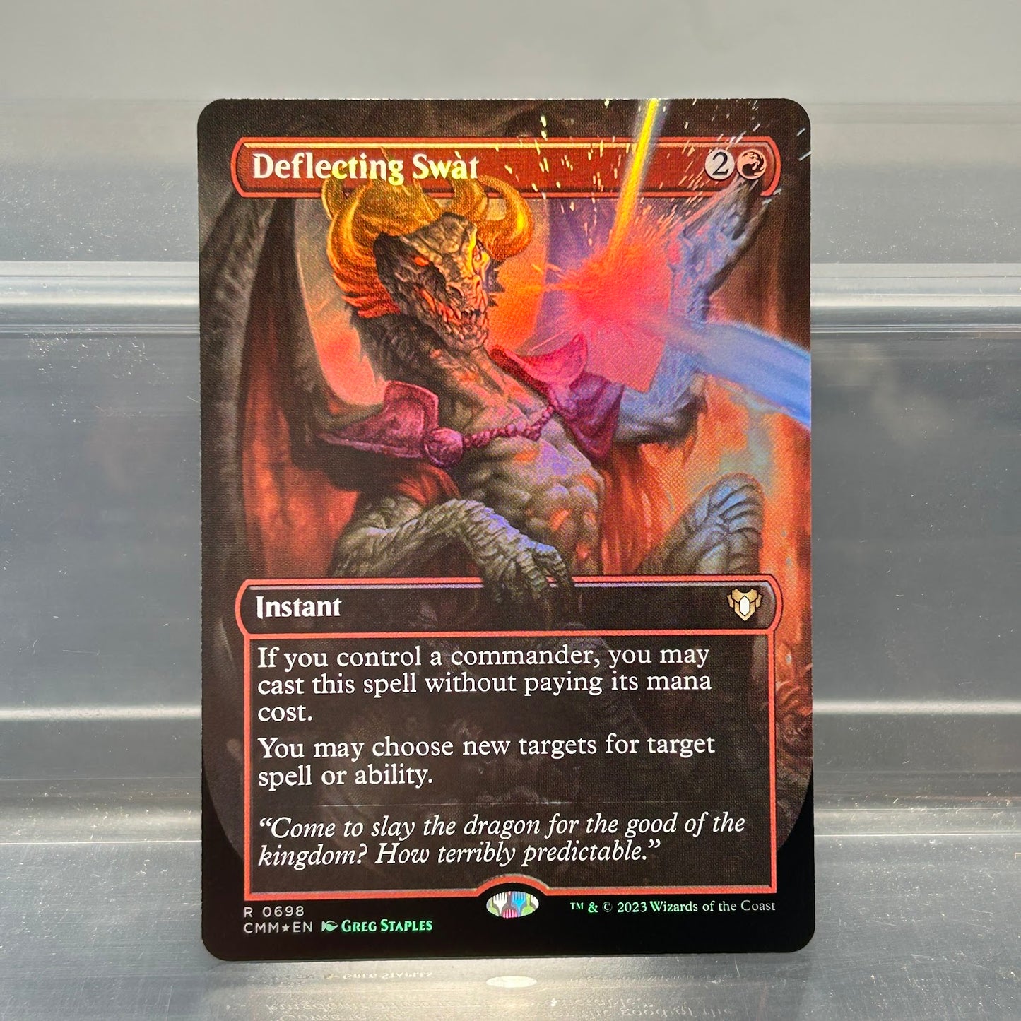 Deflecting Swat - Commander Masters #698 - Foil