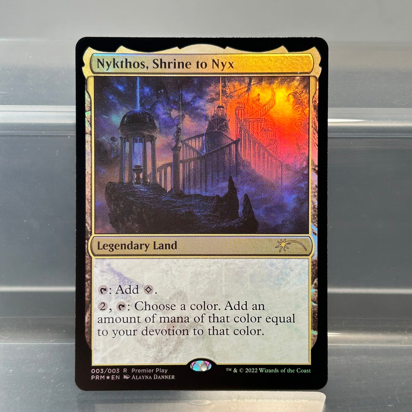 Nykthos, Shrine to Nyx - Pro Tour Promos #2022-3 - Foil