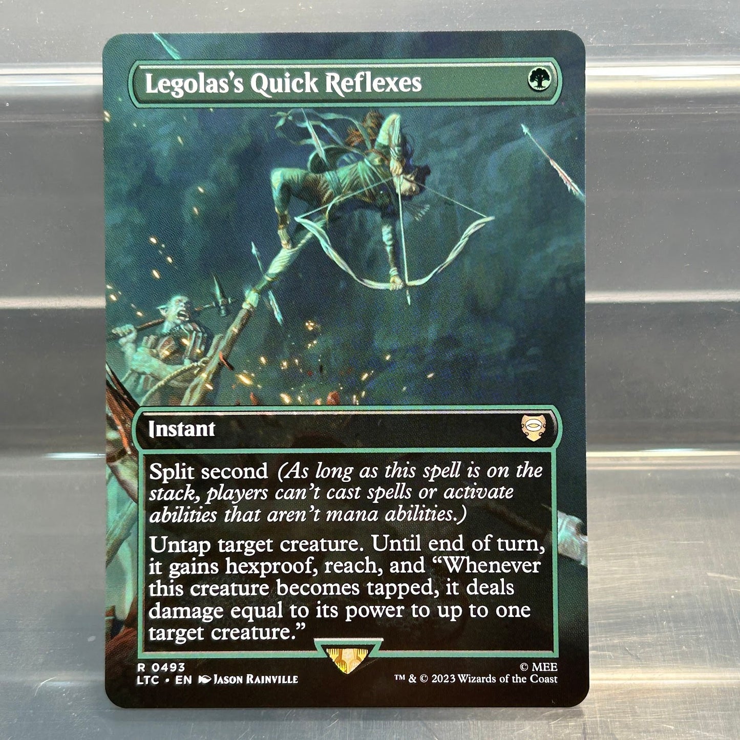Legolas's Quick Reflexes - The Lord of the Rings Commander #493 - No Foil