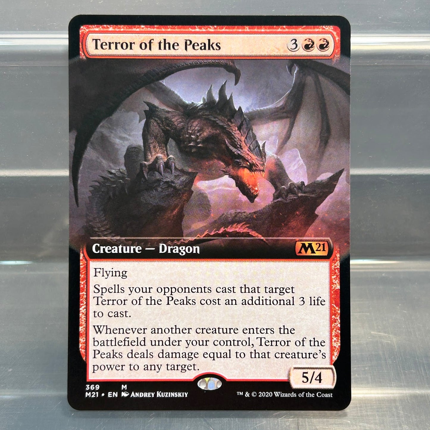 Terror of the Peaks - Core Set 2021 #369 - No Foil