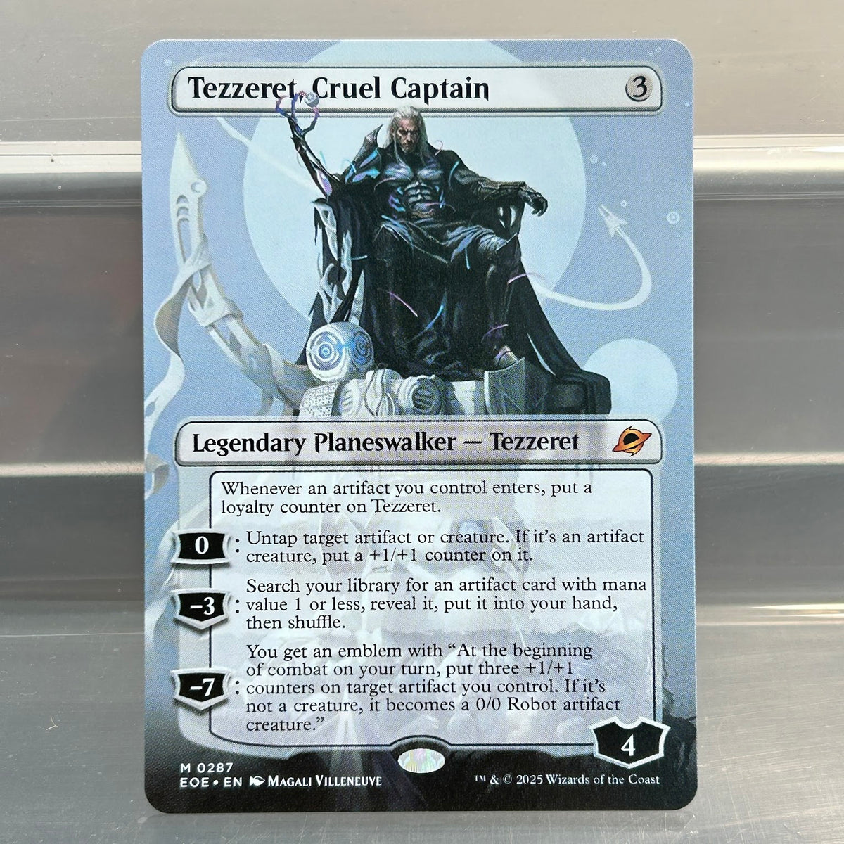Tezzeret, Cruel Captain - Edge of Eternities #287 - No Foil