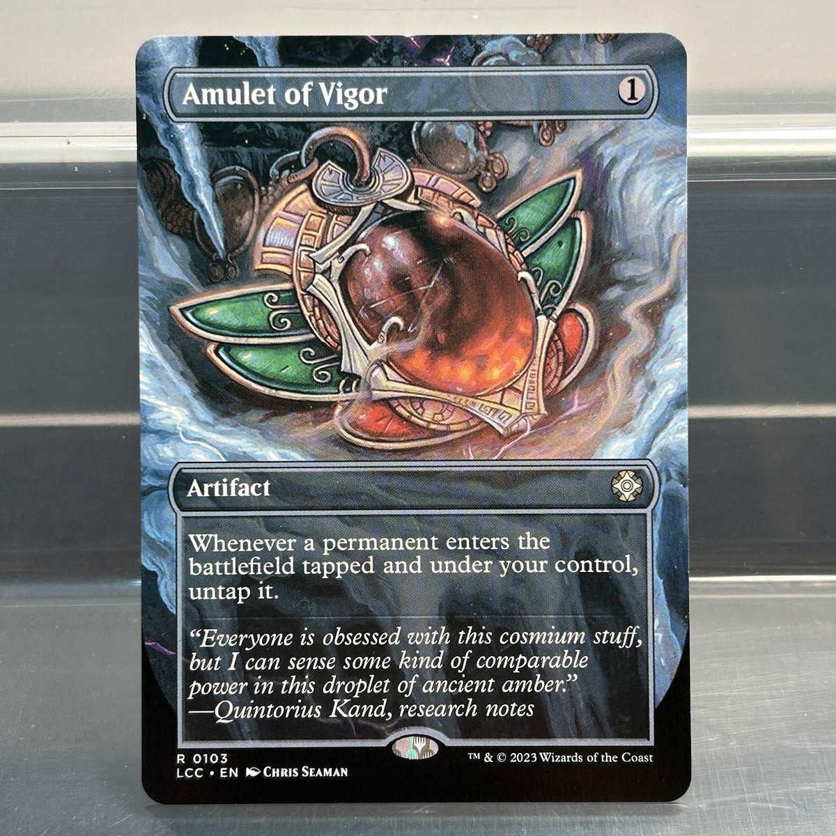 Amulet of Vigor - The Lost Caverns of Ixalan Commander #103 - No Foil