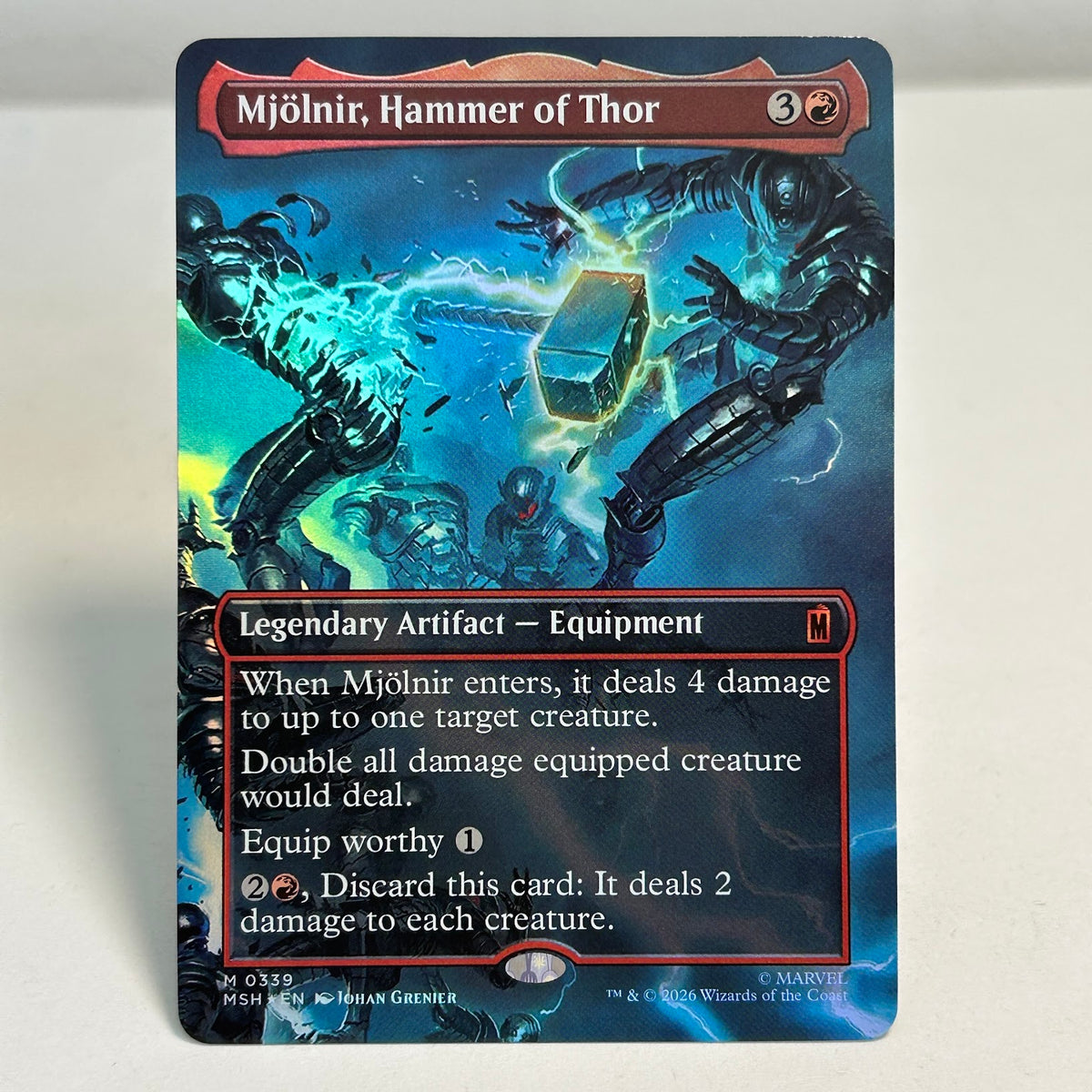 Mjölnir, Hammer of Thor - Marver Super Heroes #339 - Foil