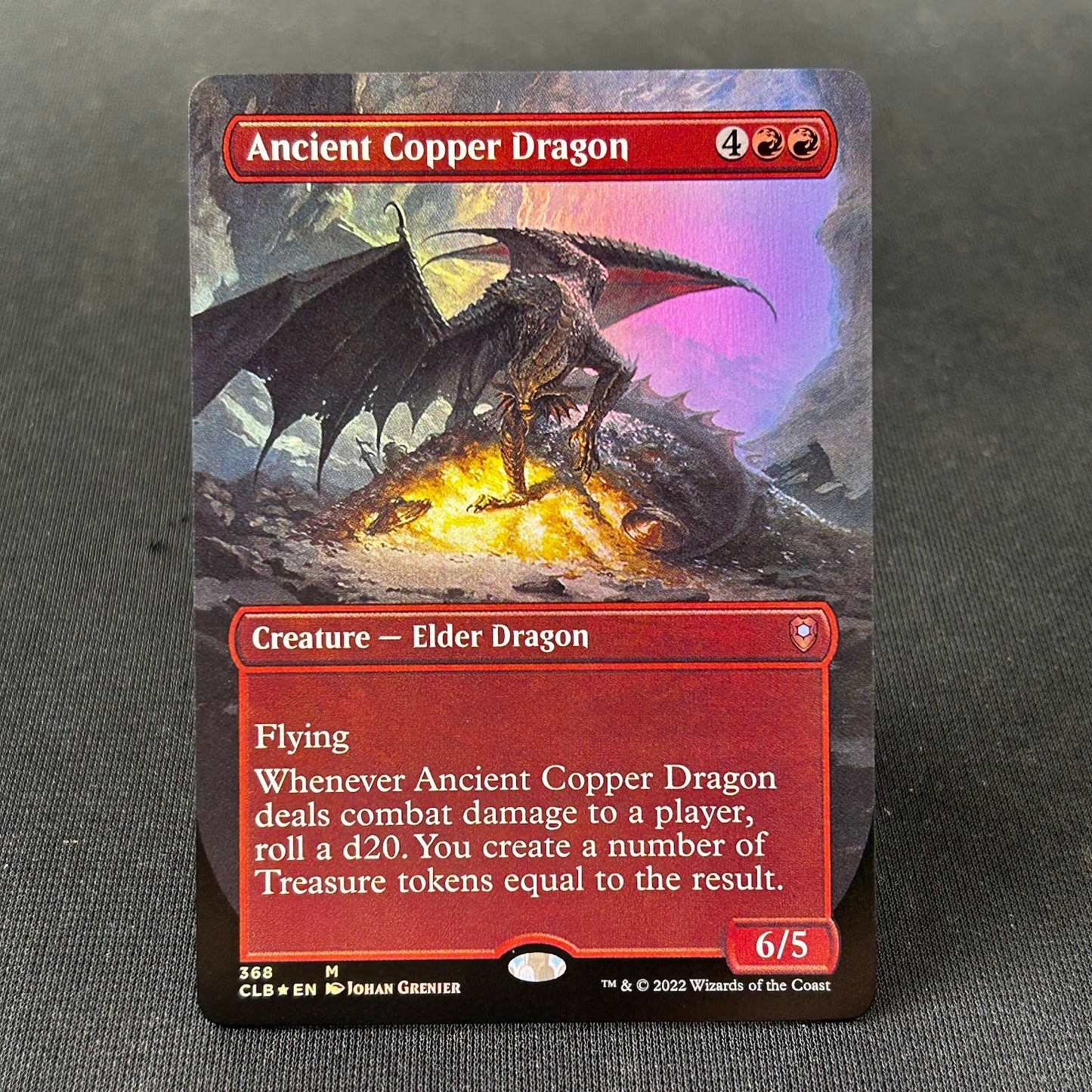 Ancient Copper Dragon - Commander Legends: Battle for Baldur's Gate #368 - Foil