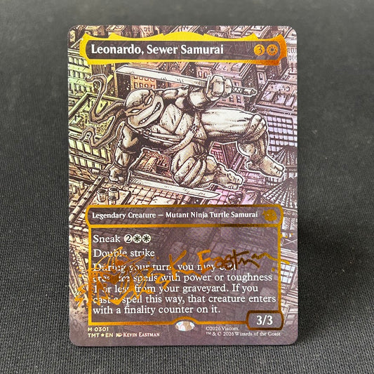 Leonardo, Sewer Samurai - Teenage Mutant Ninja Turtles #301 - Raised Foil