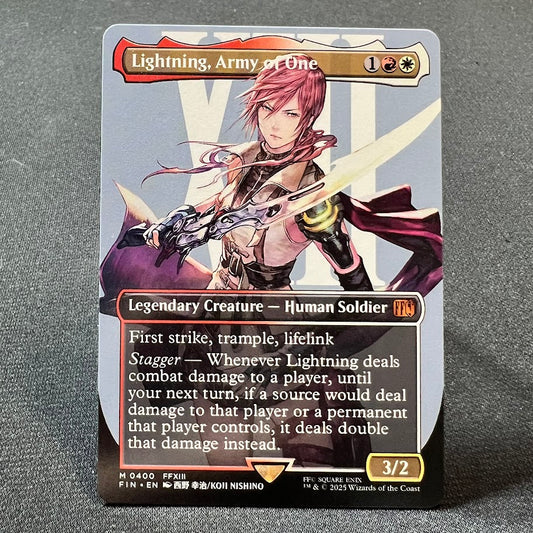 Lightning, Army of One - Final Fantasy #400 - No Foil