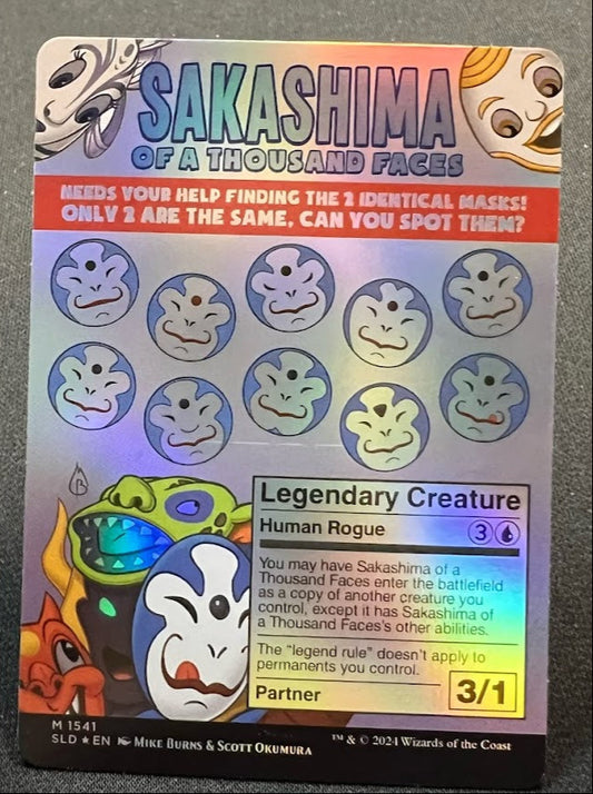 Sakashima of a Thousand Faces - Secret Lair #1541 - Foil