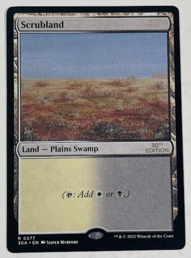 Scrubland - 30th Anniversary #277 - No Foil