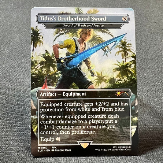 Sword of Truth and Justice (Tidus's Brotherhood Sword) - Secret Lair #1867 - No Foil