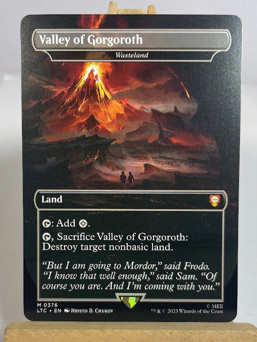 Wasteland (Valley of Gorgoroth) - Lord of the Rings Commander #376 - No Foil