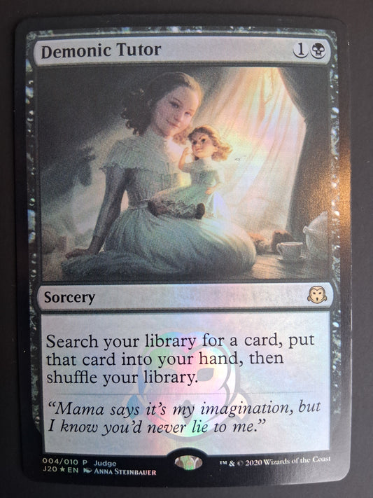 Demonic Tutor - Judge Gift Cards 2020 #4 - Foil