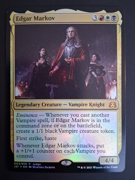 Edgar Markov - Judge Gift Cards 2021 #3 - Foil