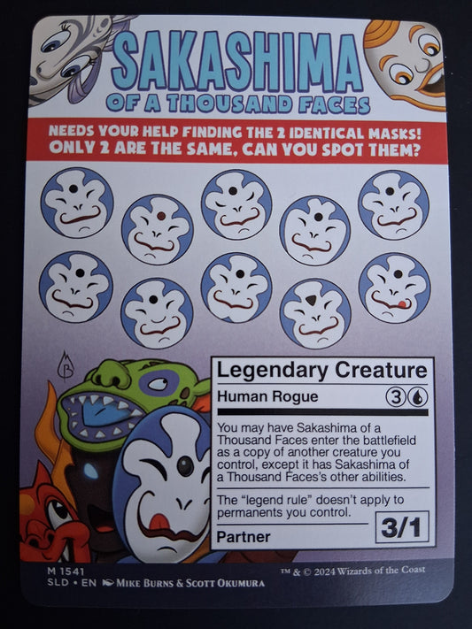 Sakashima of a Thousand Faces - Secret Lair #1541 - No Foil