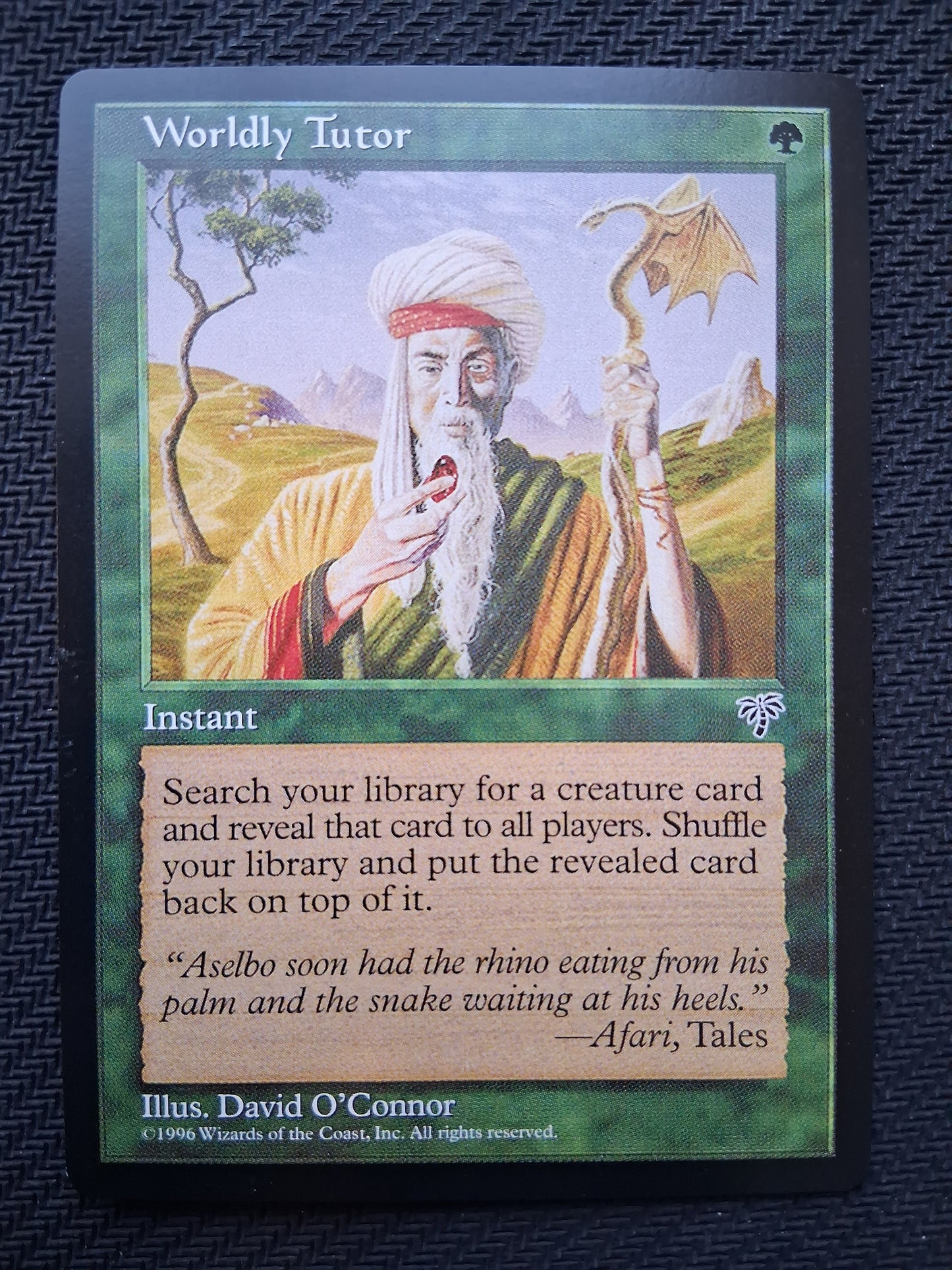 Worldly Tutor - Mirage #255 - No Foil