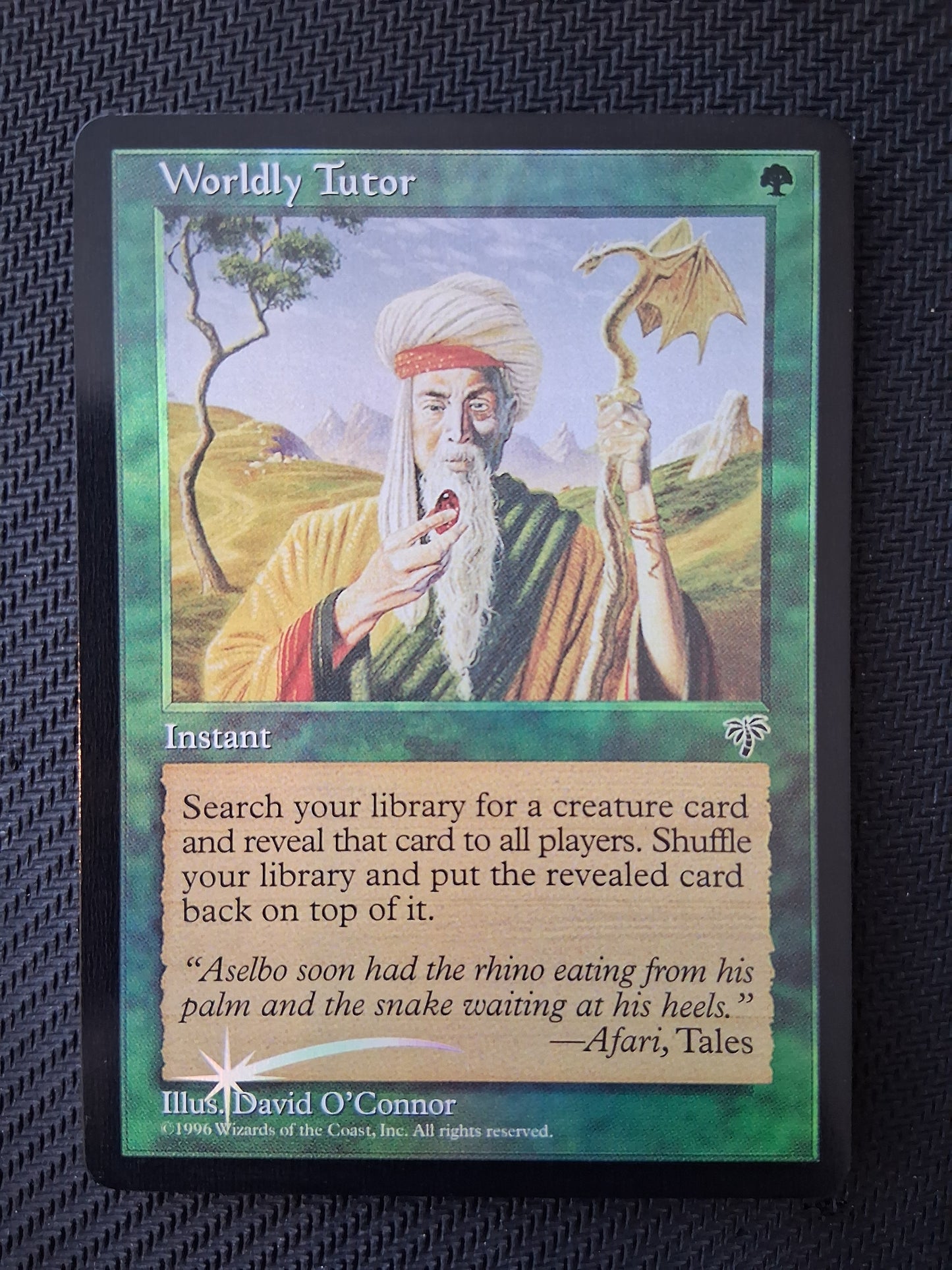 Worldly Tutor - Mirage #255 - Foil