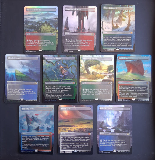 Pack 10 Fetch Lands - Tarkir Special Guests & Modern Horizons 3 - Foil