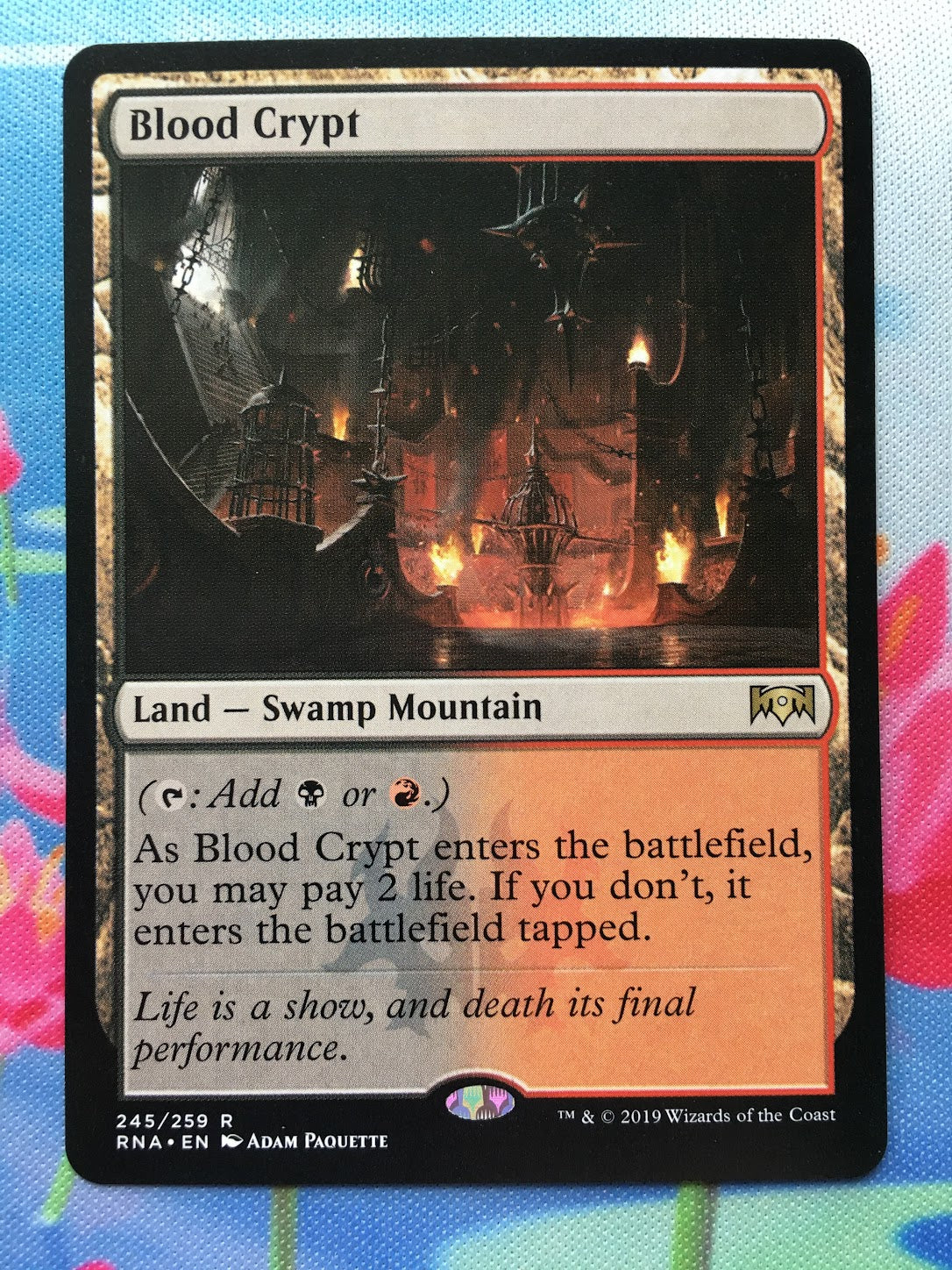 Blood Crypt - Ravnica Allegiance #245 - No Foil