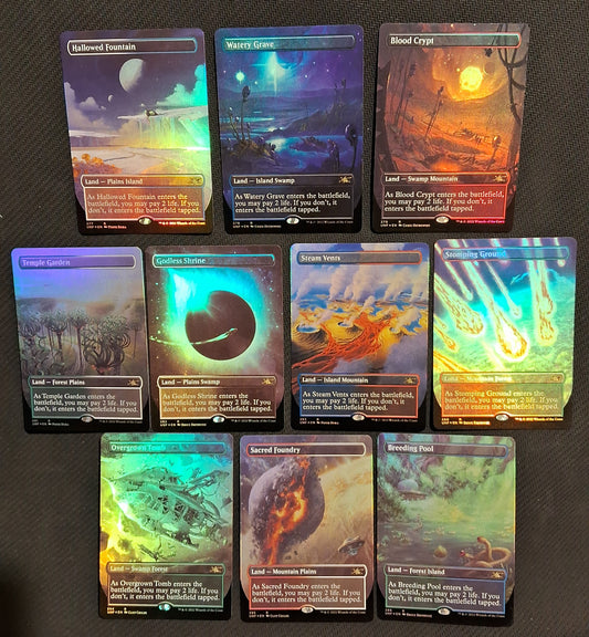Pack 10 Shock Lands - Unfinity - Foil