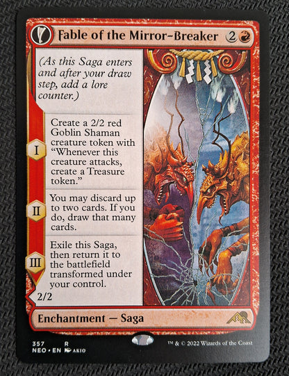 Fable of the Mirror-Breaker - Kamigawa: Neon Dynasty #357 - No Foil