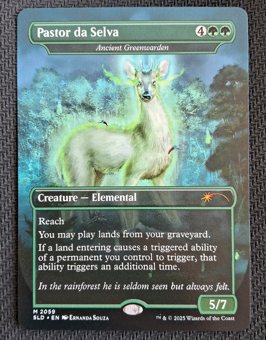 Ancient Greenwarden (Pastor da Selva) - Secret Lair #2059 - No Foil