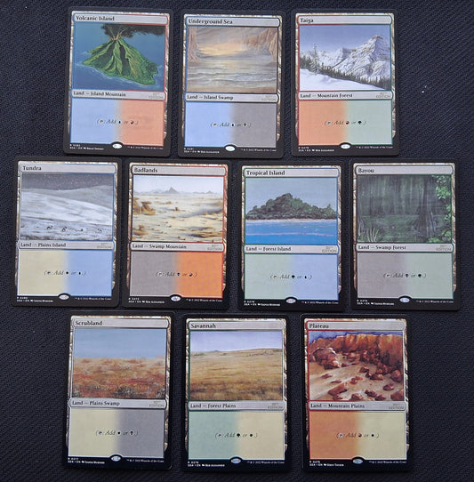 Pack 10 Dual Lands - 30th Anniverysary - No Foil