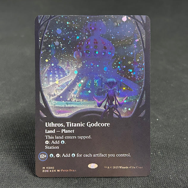 Uthros, Titanic Godcore - Edge of Eternities #380 - Galaxy Foil