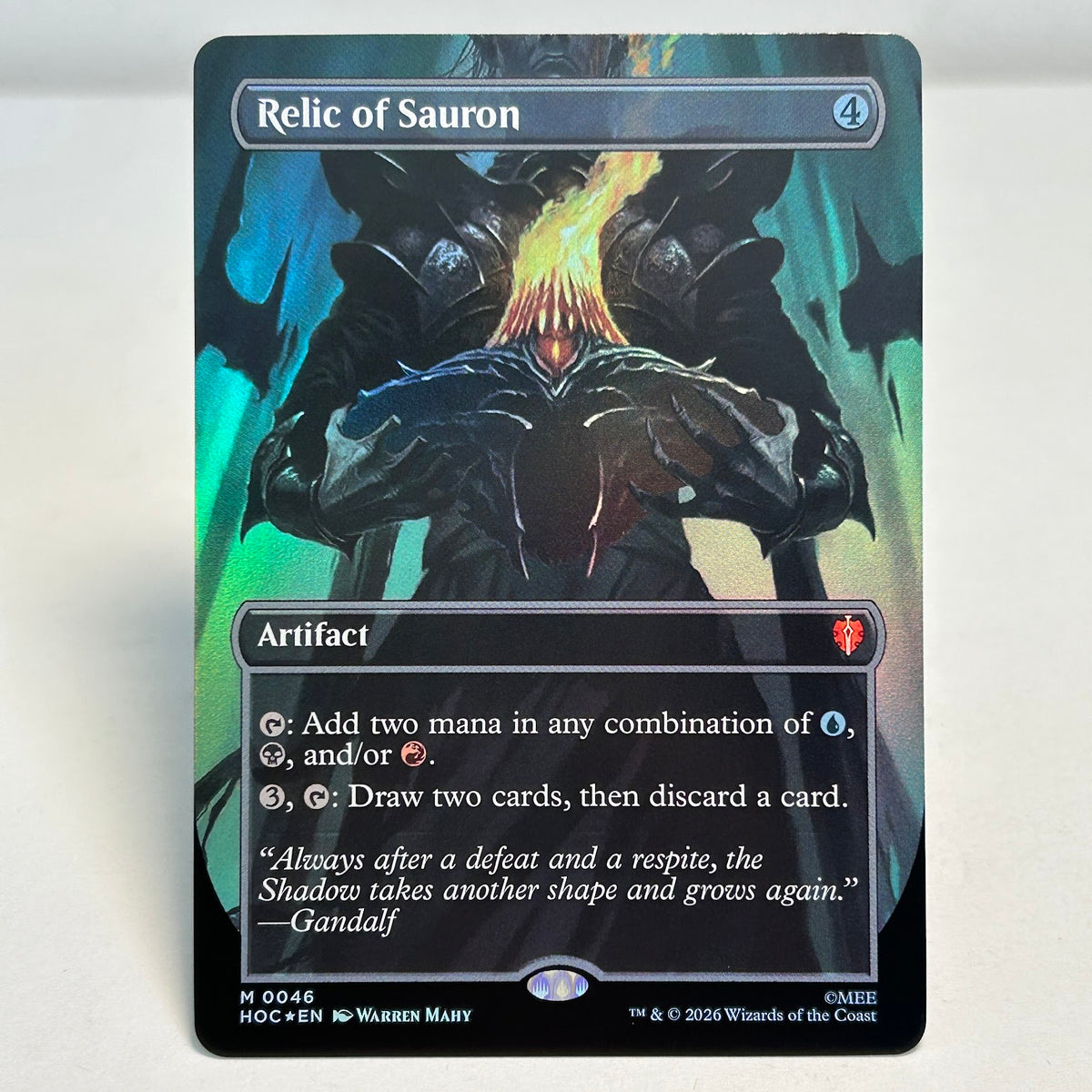Relic of Sauron - The Hobbit Commander #46 - Foil