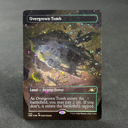 Overgrown Tomb - Unfinity #535 - Galaxy Foil