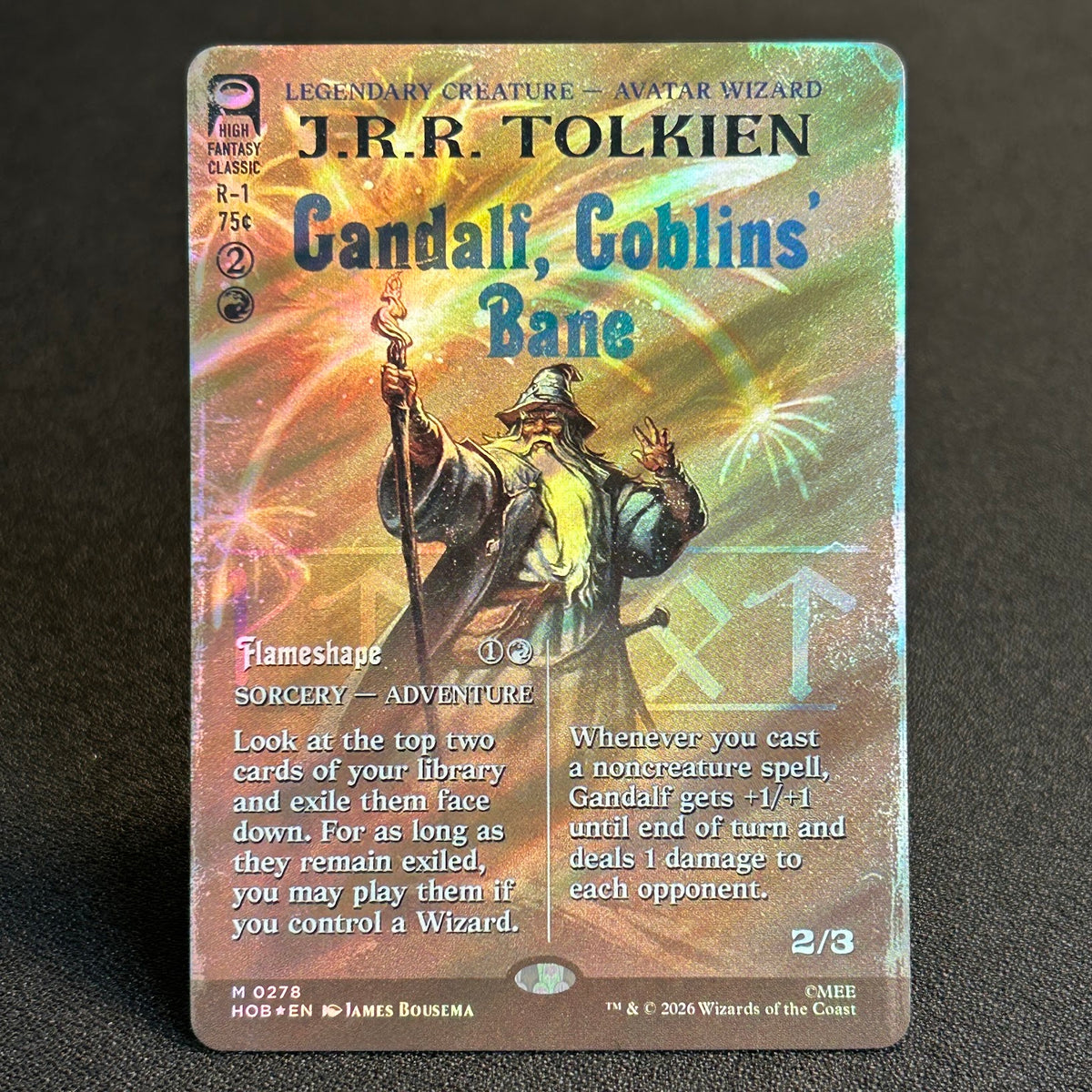 Gandalf, Goblins' Bane - The Hobbit #278 - Surge Foil