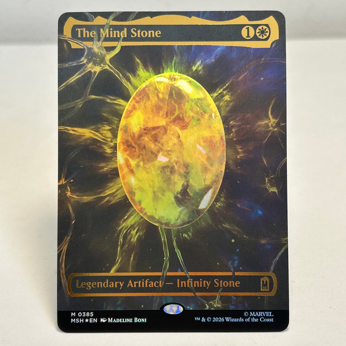 The Mind Stone - Marvel Super Heroes #385 - Raised Foil