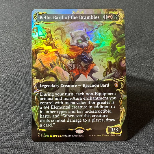 Bello, Bard of the Brambles - Bloomburrow #101 - Raised Foil