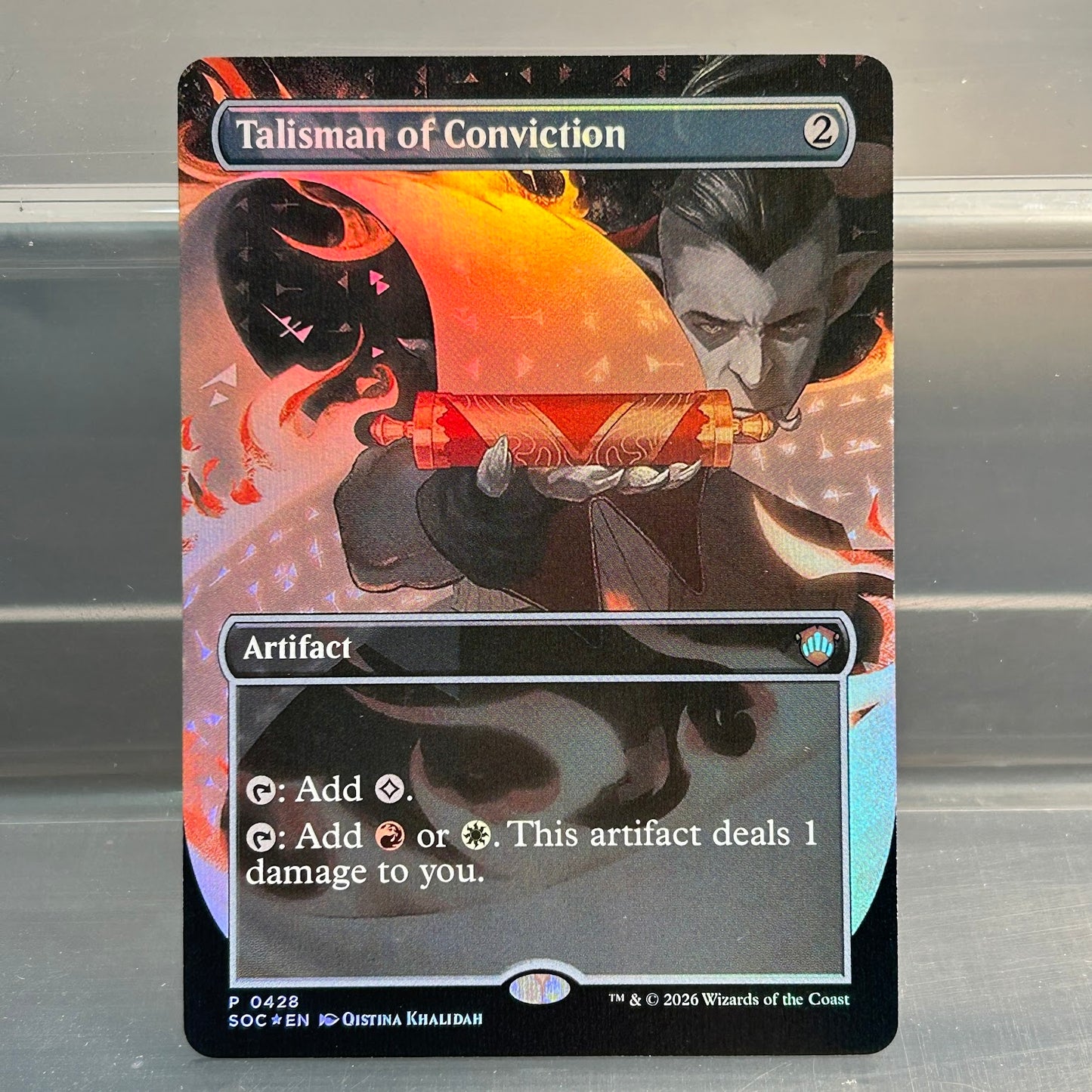 Talisman of Conviction - Secrets of Strixhaven Commander #428 - Foil