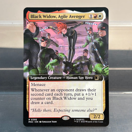 Black Widow, Agile Avenger - Marvel Super Heroes Commander #395 - No Foil