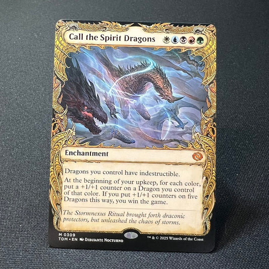 Call the Spirit Dragons - Tarkir: Dragonstorm #309 - No Foil