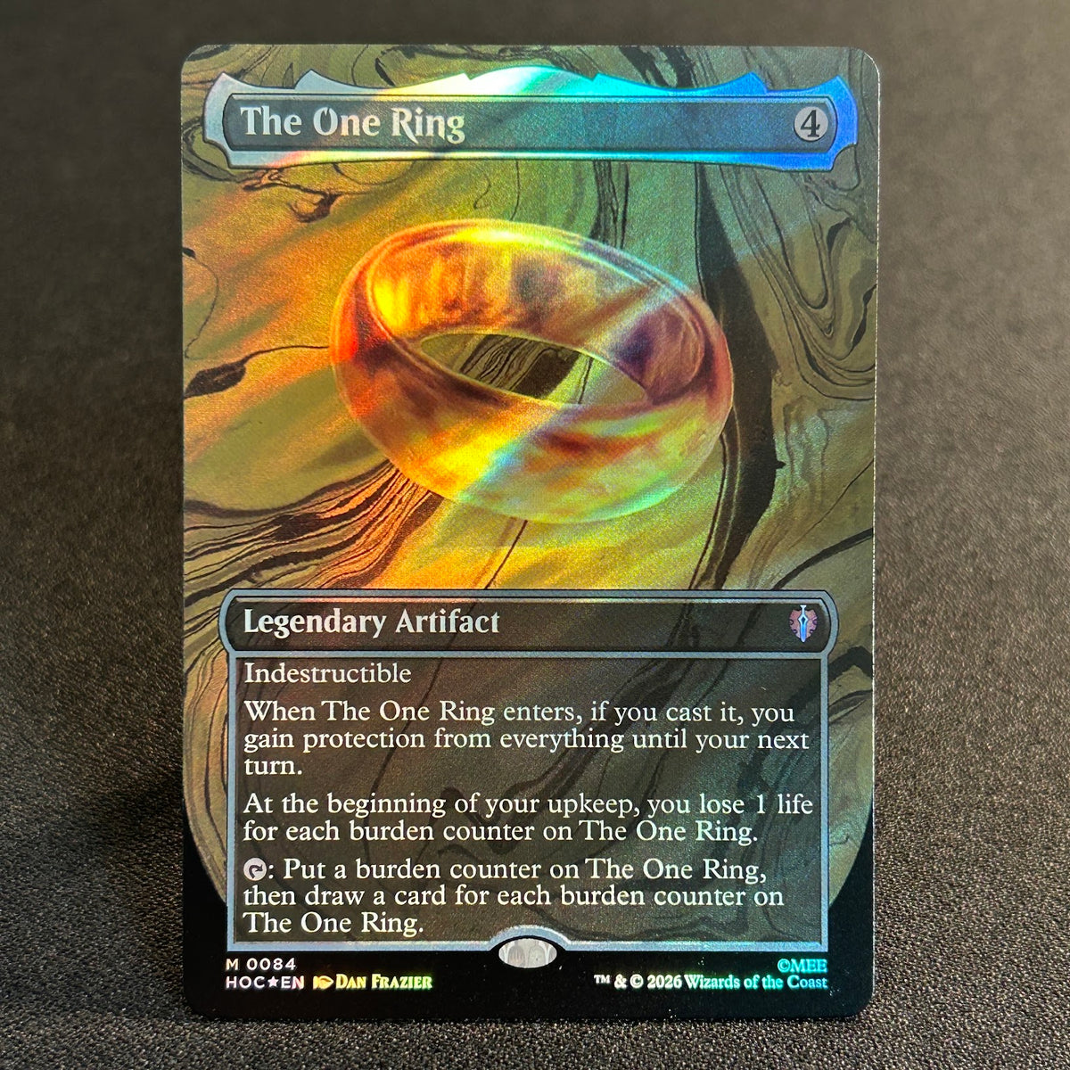 The One Ring - The Hobbit Commander #84 - Surge Foil