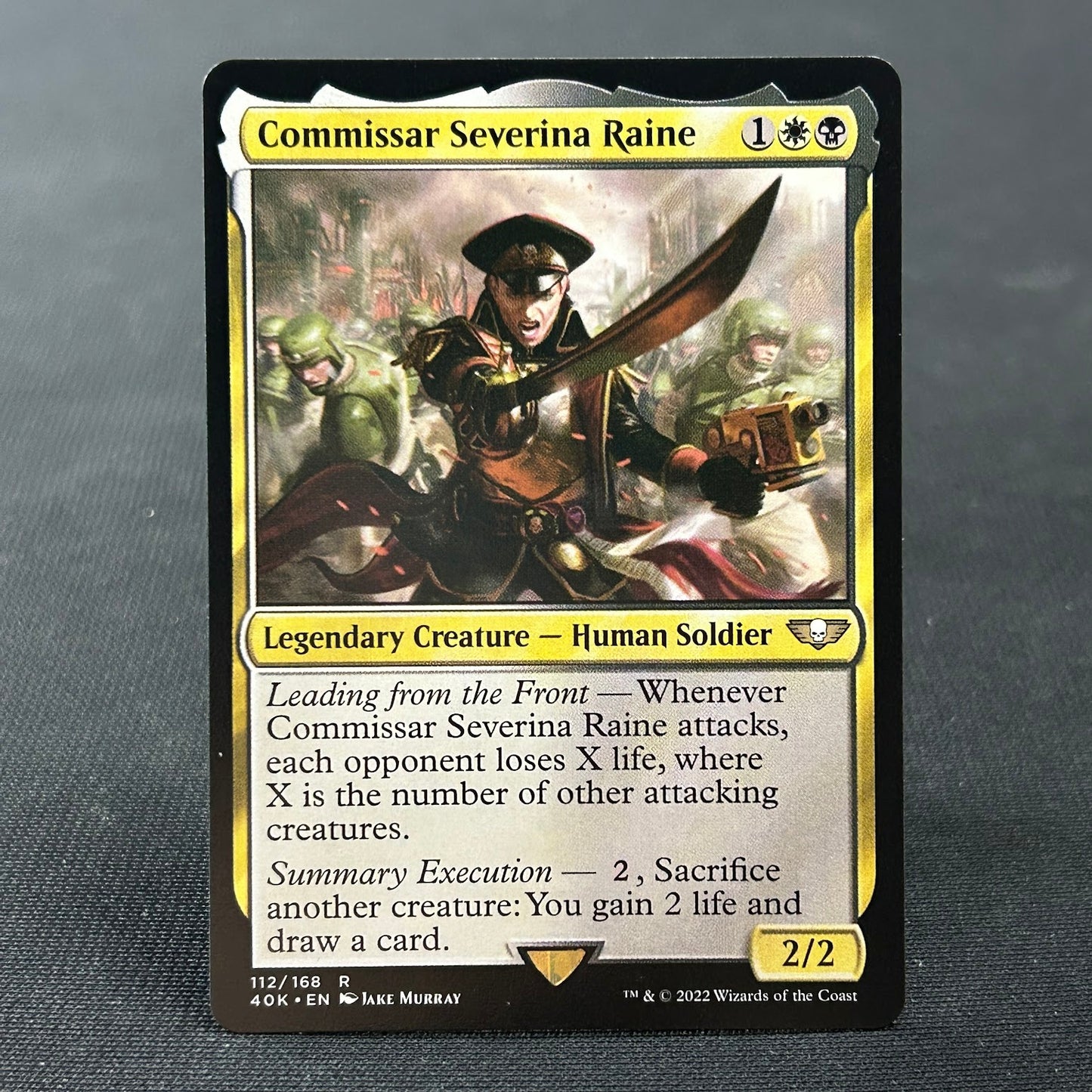 Commissar Severina Raine - Warhammer 40K #112 - No Foil