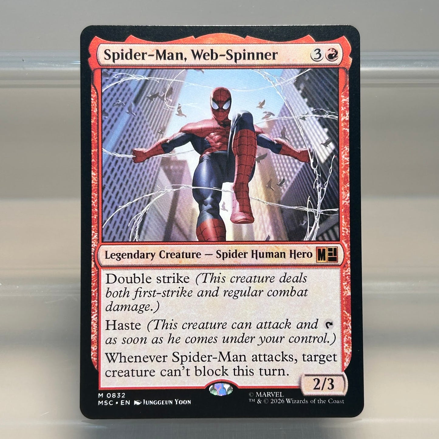 Spider-Man, Web-Spinner - Marvel Super Heroes Commander #832 - No Foil