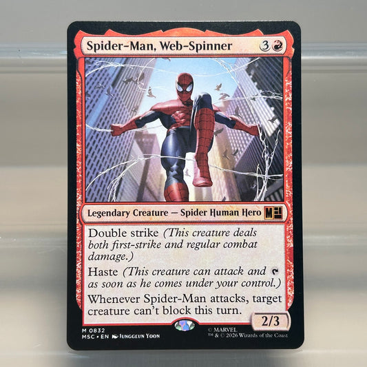 Spider-Man, Web-Spinner - Marvel Super Heroes Commander #832 - No Foil
