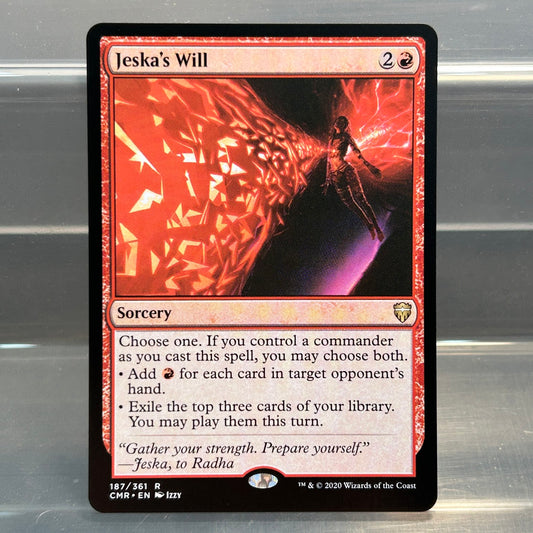 Jeska's Will - Commander Masters #187 - No Foil