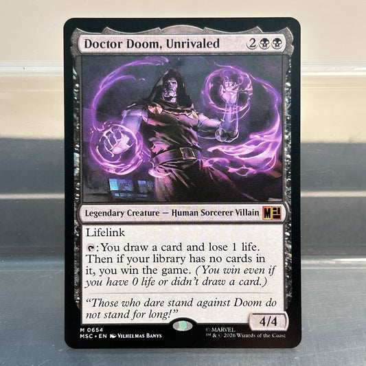 Doctor Doom, Unrivaled - Marvel Super Heroes Commander #654 - No Foil