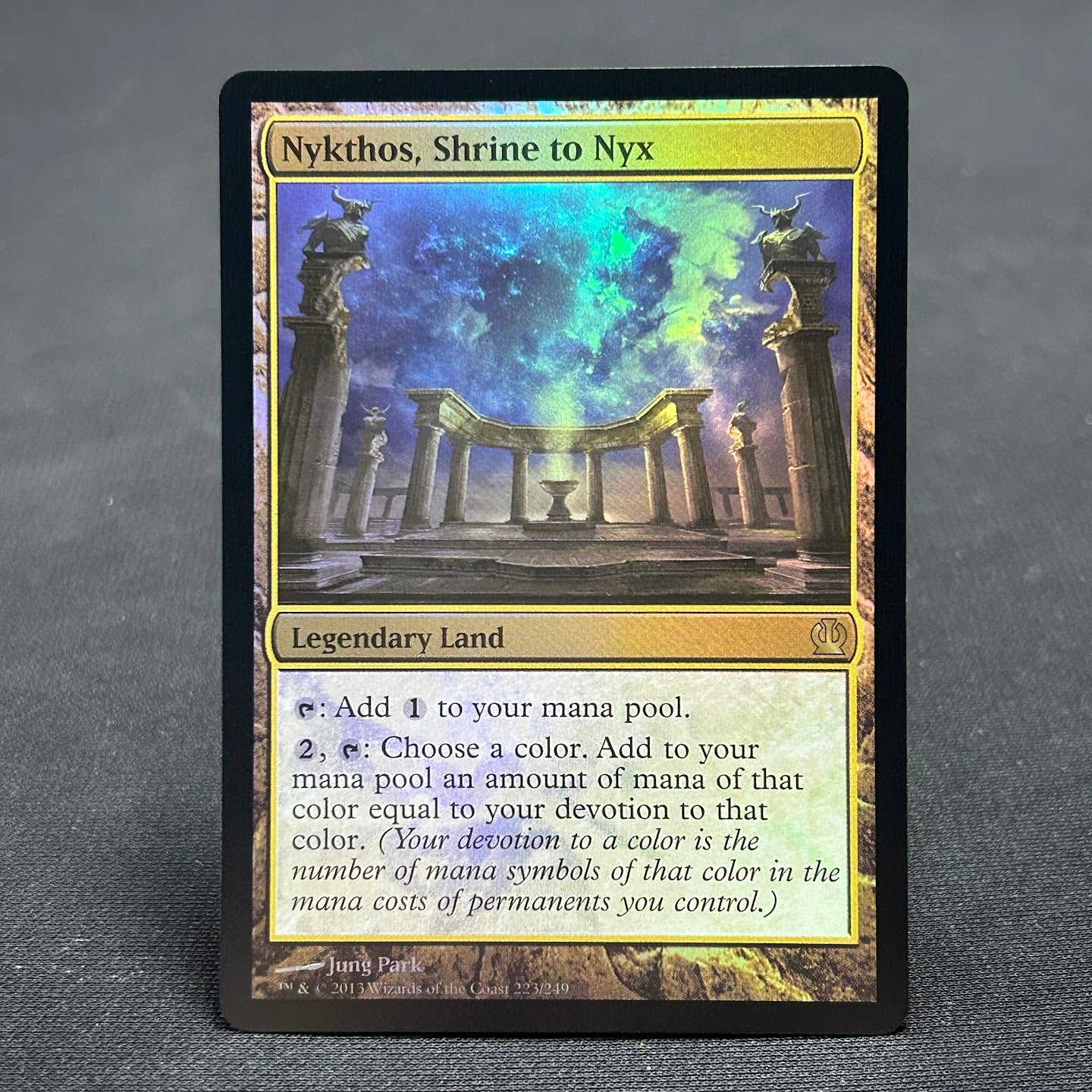 Nykthos, Shrine to Nyx - Theros #223 - Foil